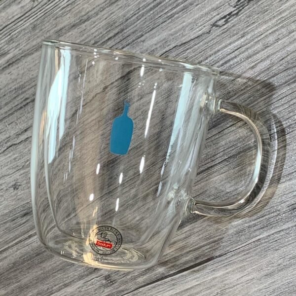 BLUE BOTTLE COFFEE。藍瓶。bodum。耐熱。冷飲 ＆ 熱飲。雙層。玻璃杯：圖片 10