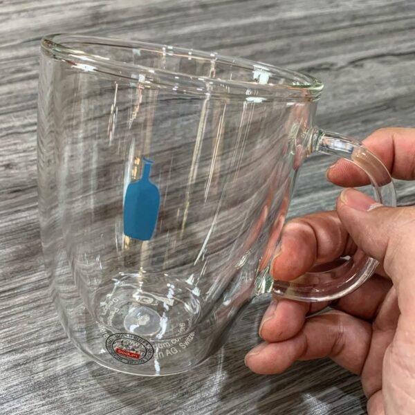 BLUE BOTTLE COFFEE。藍瓶。bodum。耐熱。冷飲 ＆ 熱飲。雙層。玻璃杯：圖片 3