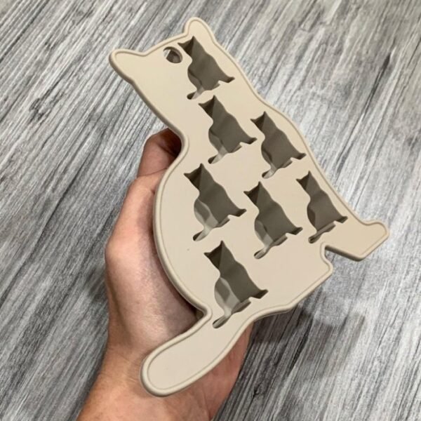 Silicone Tray。貓咪。矽膠。耐高溫。烤箱模。冰塊。製冰盒。製冰模：圖片 6