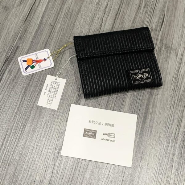 日本製。PORTER。YOSHIDA & CO。650-08616。短夾。錢包：圖片 4