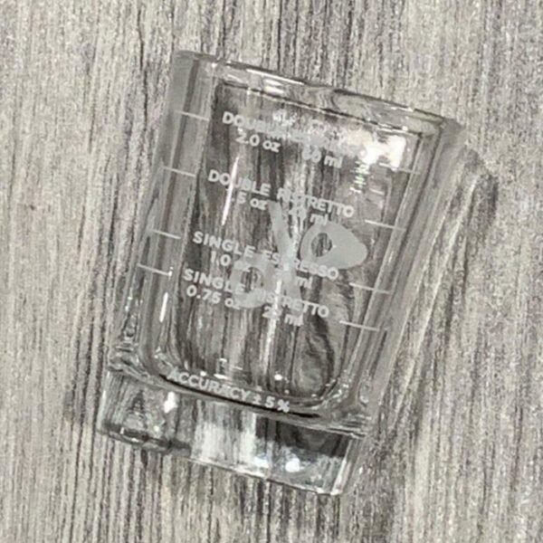 % ARABICA COFFEE。% Shot Glass。濃縮。咖啡。玻璃杯：圖片 5