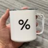 % ARABICA COFFEE。% 12oz Mug。350ml。隨身杯。隨手杯。馬克杯