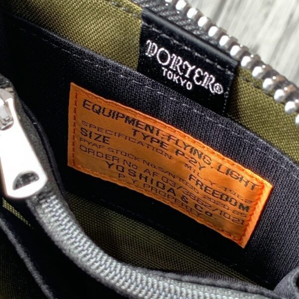 日本製。PORTER。YOSHIDA & CO。863-16813。附拉繩。零錢包。錢包（共三款）：圖片 6