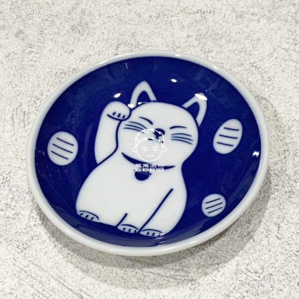 現貨區。日本製。和食器。美濃燒。緣起物。招財貓。招福貓。瓷盤。瓷碟。小盤。小碟：圖片 6