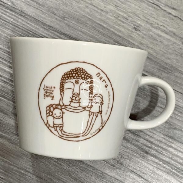 日本製。nara。奈良。大佛。350ml。馬克杯：圖片 6