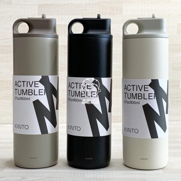 KINTO kinzzz。800ml。真空二重構造。單手易開式。不銹鋼。保溫瓶（共三款）
