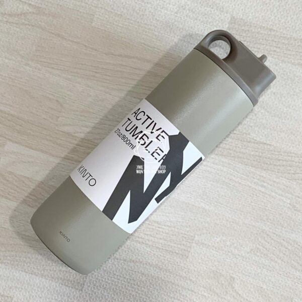 KINTO kinzzz。800ml。真空二重構造。單手易開式。不銹鋼。保溫瓶（共三款）：圖片 7