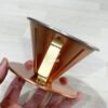 日本製。田辺金具。燕三条。4246。銅製。錐形。手沖。咖啡。濾杯（小）：圖片 5
