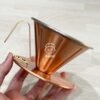 日本製。田辺金具。燕三条。4246。銅製。錐形。手沖。咖啡。濾杯（小）：圖片 6