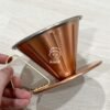 日本製。田辺金具。燕三条。4246。銅製。錐形。手沖。咖啡。濾杯（小）