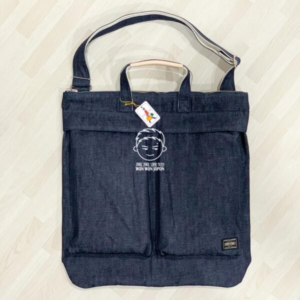 日本製。PORTER。YOSHIDA & CO。381-05586。兩用。頭盔包。托特包：圖片 2
