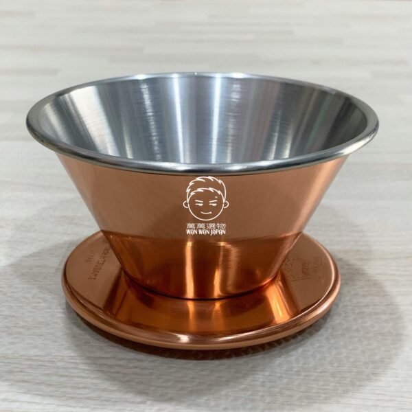 日本製。TSUBAME ＆ Kalita。WDC-185。銅製。手沖。咖啡。濾杯（2~4人）：圖片 6