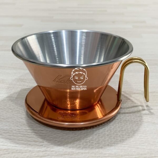日本製。TSUBAME ＆ Kalita。WDC-185。銅製。手沖。咖啡。濾杯（2~4人）：圖片 3