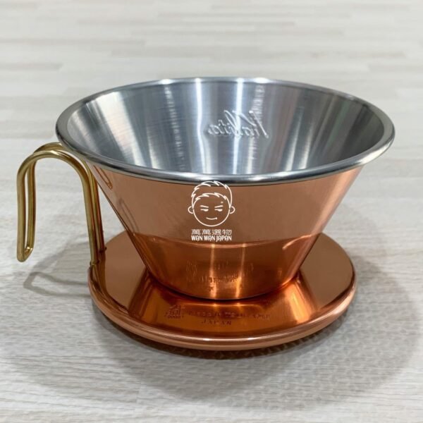 日本製。TSUBAME ＆ Kalita。WDC-185。銅製。手沖。咖啡。濾杯（2~4人）：圖片 5