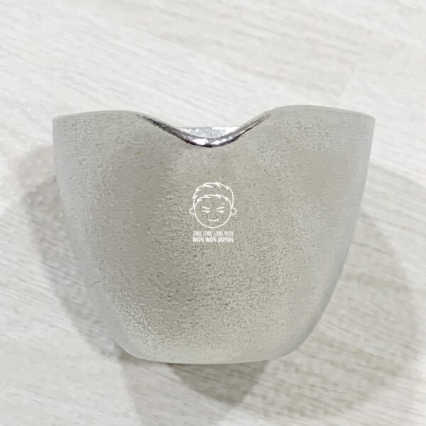 日本製。富山。職人。能作。和食器。錫製。片口。酒器。冷酒器（小。150ml）：圖片 7