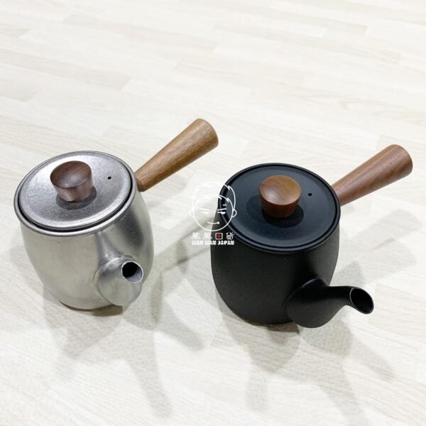 日本製。宮崎製作所。和食器。急須。不銹鋼。木柄。茶壺。泡茶壺（380ml，附濾網，共三款）