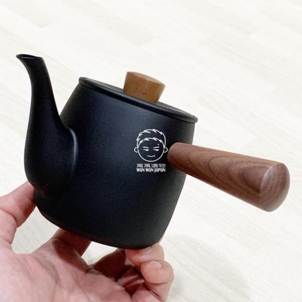 日本製。宮崎製作所。和食器。急須。不銹鋼。木柄。茶壺。泡茶壺（380ml，附濾網，共三款）：圖片 7