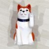 日本製。BEAMS JAPAN。中外陶園。聯名。招財。招福。橙色。招財貓。柴犬款（5號）：圖片 6