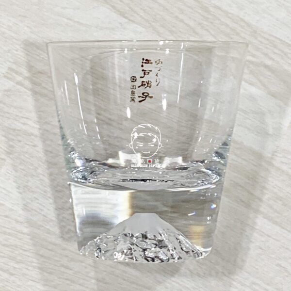 日本製。江戶硝子。田島硝子。富士山。日本酒。威士忌杯。冷酒杯。酒杯。玻璃杯（270ml，含木盒）：圖片 4