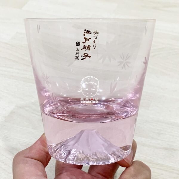 日本製。田島硝子。富士山。日本酒。威士忌杯。冷酒杯。酒杯。玻璃杯（270ml，含木盒，櫻花共兩款）：圖片 19