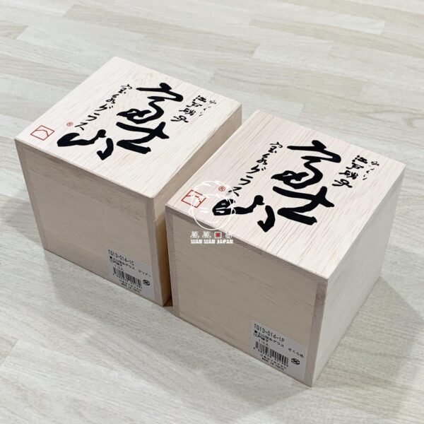 日本製。江戶硝子。富士山。日本酒。威士忌杯。冷酒杯。酒杯。玻璃杯（280ml，含木盒，櫻花共兩款）：圖片 3