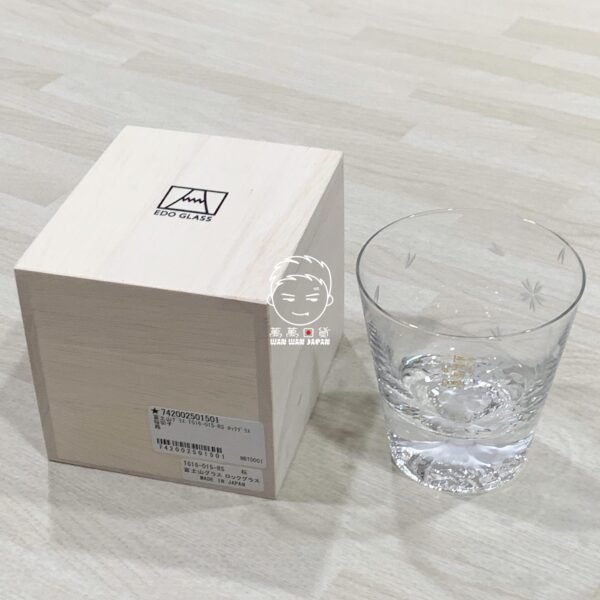 日本製。田島硝子。富士山。日本酒。威士忌杯。冷酒杯。酒杯。玻璃杯（270ml，含木盒，櫻花共兩款）：圖片 28