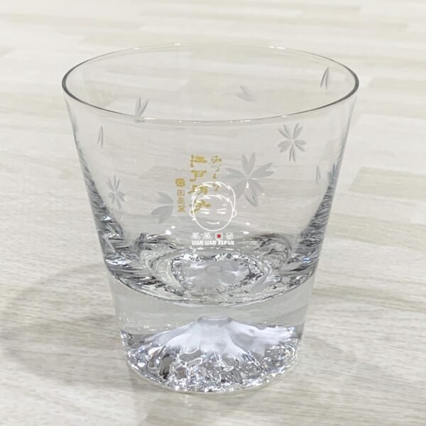 日本製。田島硝子。富士山。日本酒。威士忌杯。冷酒杯。酒杯。玻璃杯（270ml，含木盒，櫻花共兩款）：圖片 6