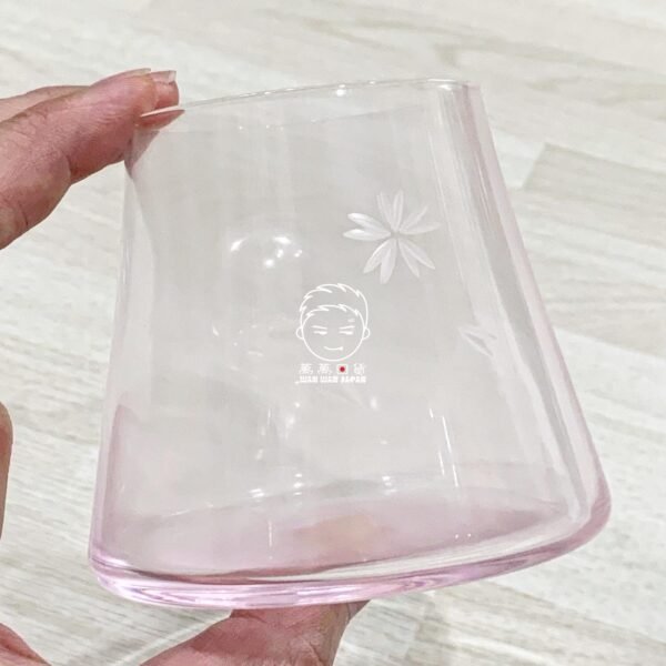 日本製。江戶硝子。富士山。日本酒。威士忌杯。冷酒杯。酒杯。玻璃杯（280ml，含木盒，櫻花共兩款）：圖片 17