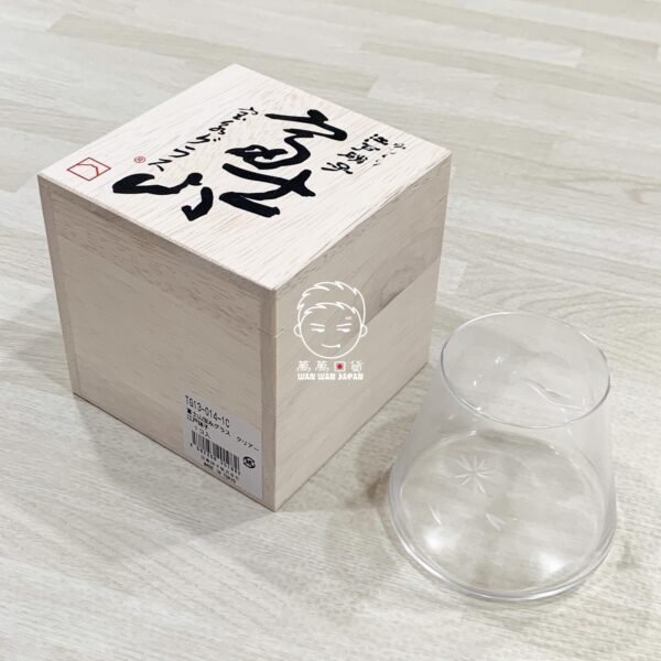 日本製。江戶硝子。富士山。日本酒。威士忌杯。冷酒杯。酒杯。玻璃杯（280ml，含木盒，櫻花共兩款）：圖片 6