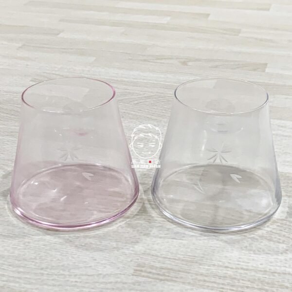 日本製。江戶硝子。富士山。日本酒。威士忌杯。冷酒杯。酒杯。玻璃杯（280ml，含木盒，櫻花共兩款）