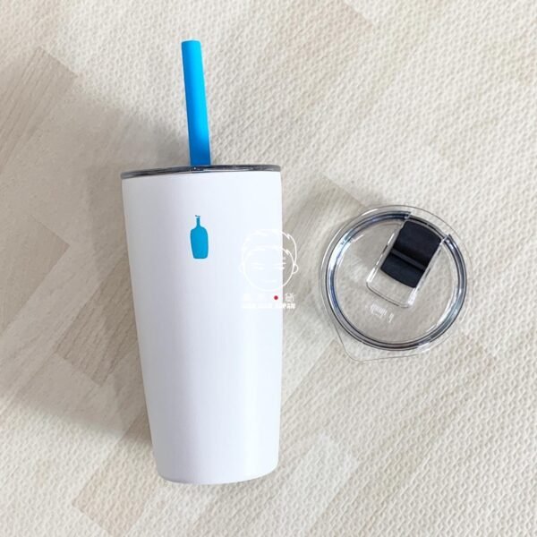 BLUE BOTTLE COFFEE。藍瓶。藍瓶咖啡。隨手杯。隨行杯（473ml，附吸管，雙蓋組）：圖片 4