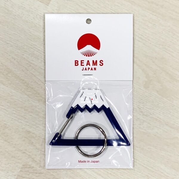 日本製。BEAMS JAPAN。FUJI。富士山。登山扣。可扣式。鑰匙圈（共兩款）：圖片 3