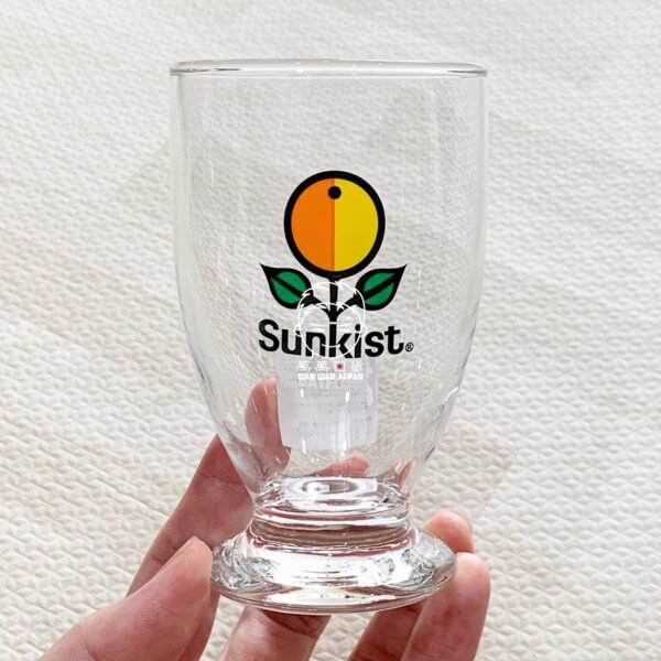 日本製。BAYFLOW。Sunkist。香吉士。原創。經典。柑橘。品牌。LOGO。玻璃杯（共三款）：圖片 6