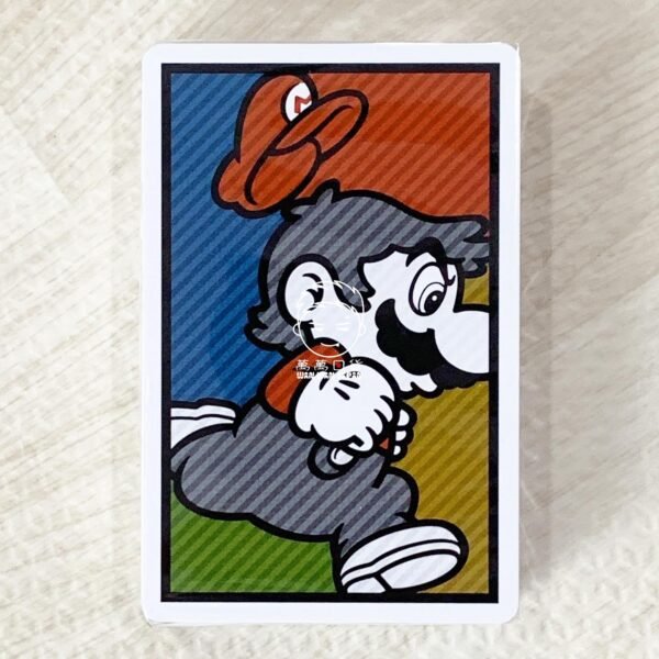 日本製。任天堂。Super Mario。超級瑪琍。超級瑪琍歐。黑紅。色調。卡牌。撲克牌：圖片 3