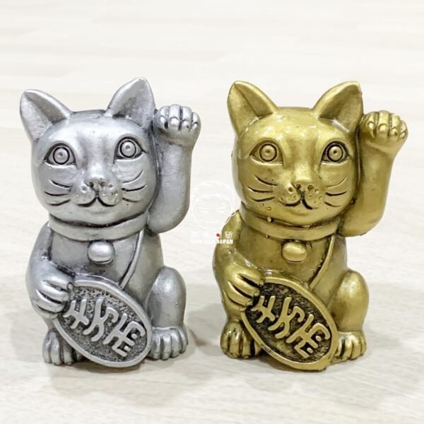 緣起物。黃金。金運。金。銀。財運。小判。小判金。招財。千萬兩。招財貓（共兩款）：圖片 3
