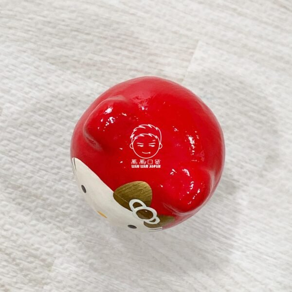 日本製。HELLO KITTY。凱蒂貓。達摩。福神。不倒翁。緣起物。和風。福。福入。旋轉。音樂盒：圖片 8