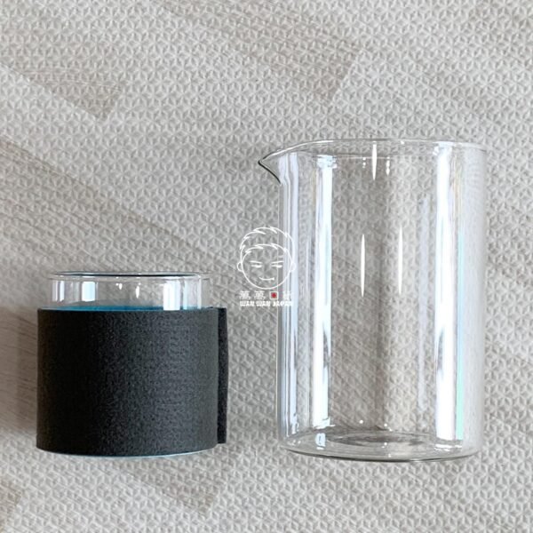 🇯🇵。BLUE BOTTLE COFFEE。藍瓶。藍瓶咖啡。BOROSIL。聯名。玻璃杯。一壺＆一杯。套裝組：圖片 3