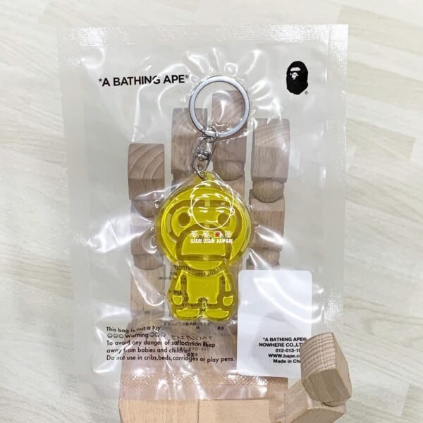 A BATHING APE。BABY MILO。潮流。猿人。反光。鑰匙扣。鑰匙圈（四款）：圖片 6