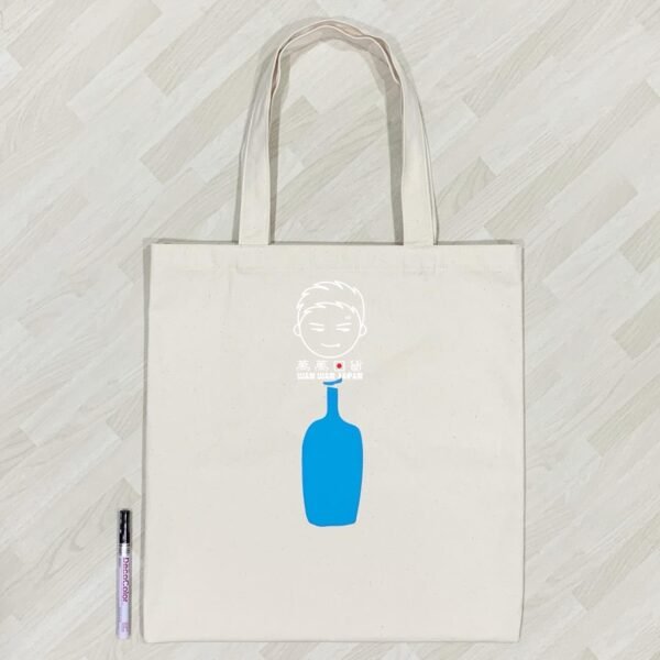 🇯🇵。日本製。BLUE BOTTLE COFFEE。藍瓶限定。TOKYO。雙面。帆布。托特袋。環保袋。購物袋