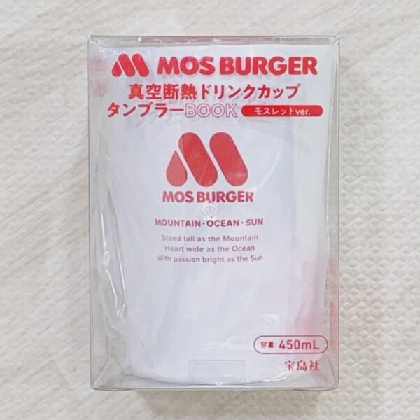 宝島社。MOS BURGER。摩斯漢堡。聯名。限定。真空。斷熱。保溫杯。保冷杯（約450 ml）：圖片 7