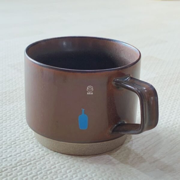 日本製。BLUE BOTTLE COFFEE。藍瓶。藍瓶咖啡。 KINTO。聯名。限定。可堆疊。馬克杯（2024）：圖片 3